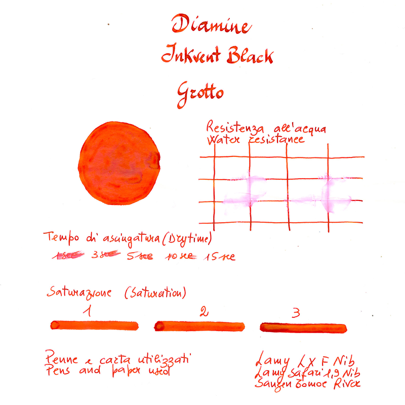 Diamine Diamine Inkvent Grotto Inchiostro 50 ml Black Edition Extreme Sheen