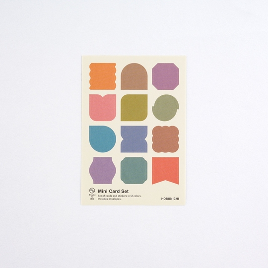 Hobonichi TSUKI no IRO: Mini Card Set