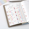Hobonichi Hobonichi TSUKI no IRO: Transparent Dot Stickers (3.5mm)