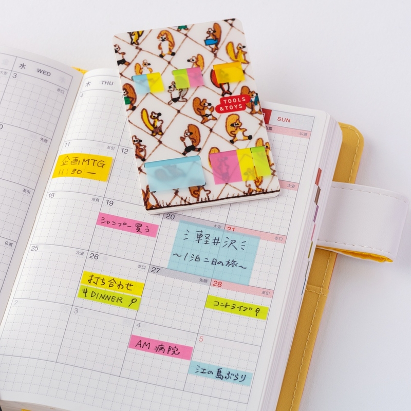 Hobonichi Hobonichi Translucent Sticky Notes 100%ORANGE: Taking a Break