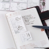 Hobonichi Hobonichi ONE PIECE magazine: Sparkling Silver “Old Guys” Sticky Notes