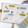 Hobonichi Hobonichi TSUKI no IRO: Sticky Notes (Shape)