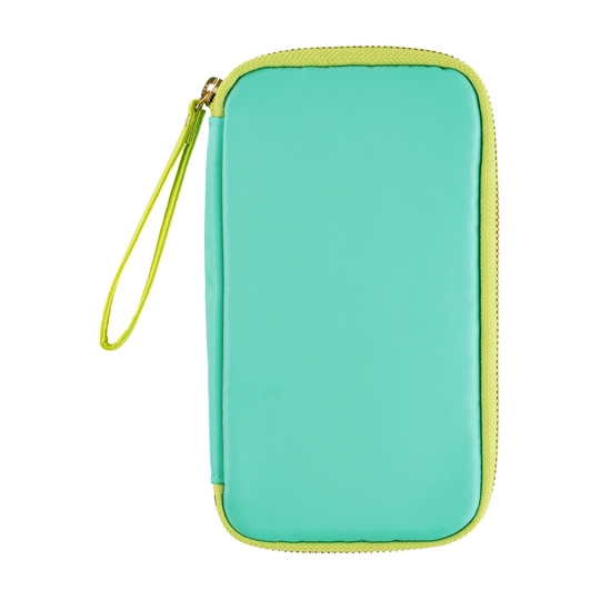 Hobonichi Small Drawer Pouch Aqua Lime