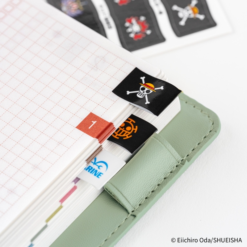 Hobonichi Hobonichi ONE PIECE magazine: Pirate Flag Index Stickers
