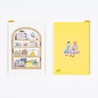 Hobonichi Hobonichi Pencil Board iyo okumi: Happy Tea Time - Teapot Shelf Sottopagina per Original A6