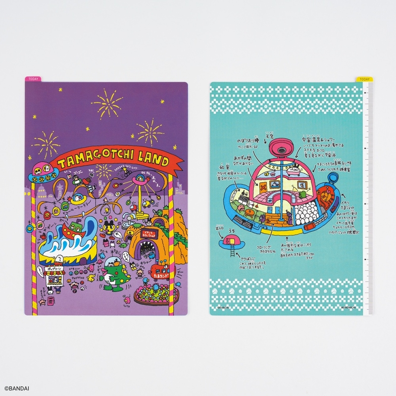Hobonichi Hobonichi Pencil Board Tamagotchi: Tamagotchi Land Sottopagina per Cousin A5