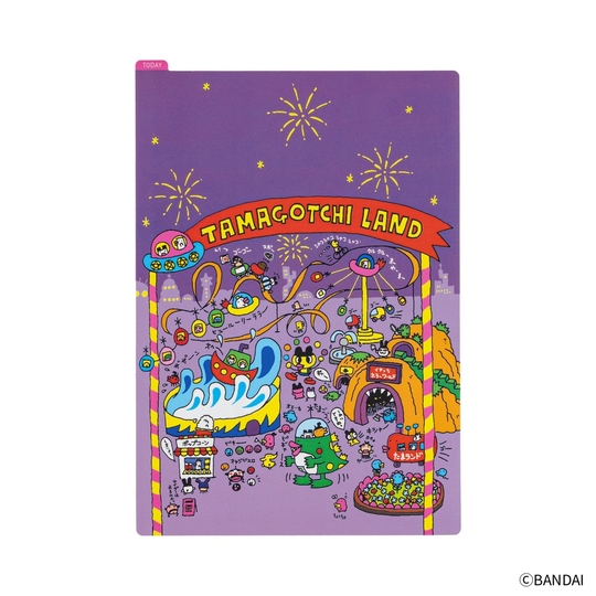 Hobonichi Pencil Board Tamagotchi: Tamagotchi Land Sottopagina per Cousin A5