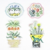 Hobonichi Hobonichi Transparent Embroidery Sticker Set iyo okumi: My Garden