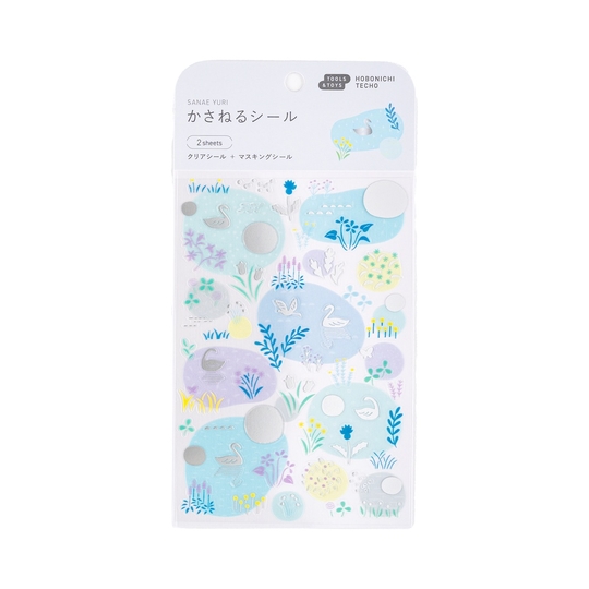 Hobonichi Adesivi Decorativi Yuri Sanae: Forest Lake