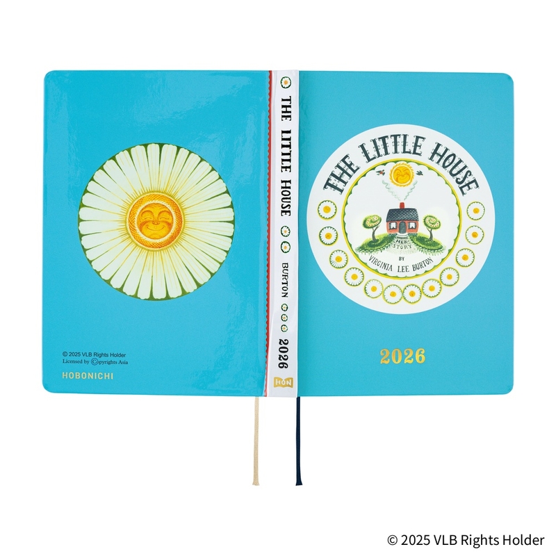Hobonichi Hobonichi Hon A6 Virginia Lee Burton: The Little House Agenda 2026 Giornaliera