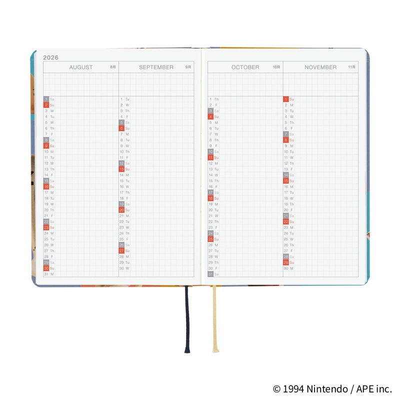 Hobonichi Hobonichi Hon A6 MOTHER: Clay Figurines Agenda 2026 Giornaliera
