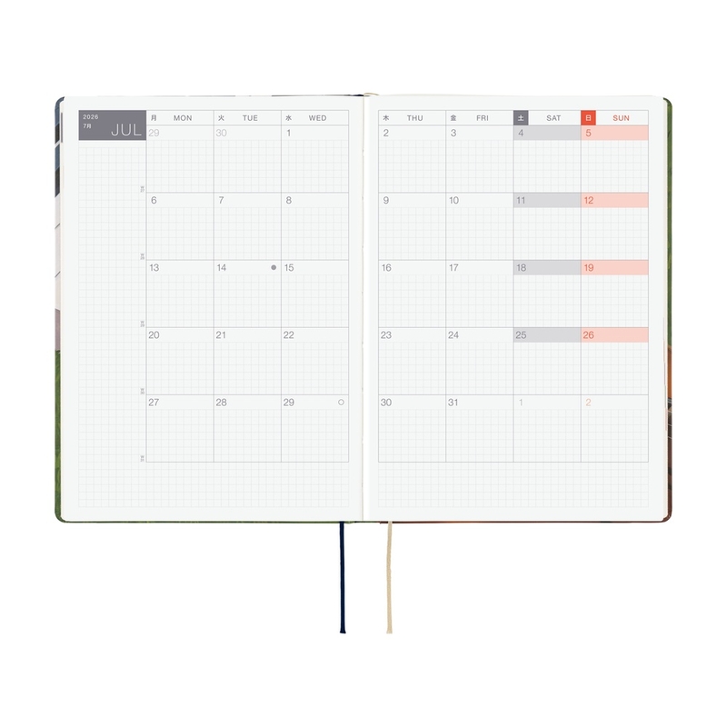 Hobonichi Hobonichi Hon A5 Hiroko Kubota: Waiting on the Chord Agenda 2026 Giornaliera