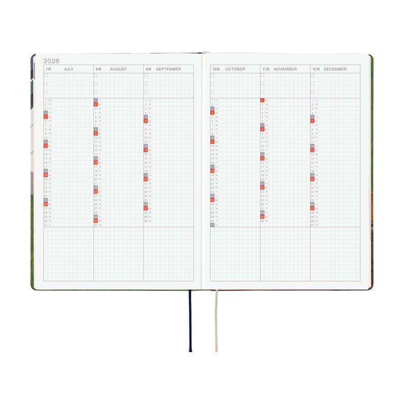 Hobonichi Hobonichi Hon A5 Hiroko Kubota: Waiting on the Chord Agenda 2026 Giornaliera