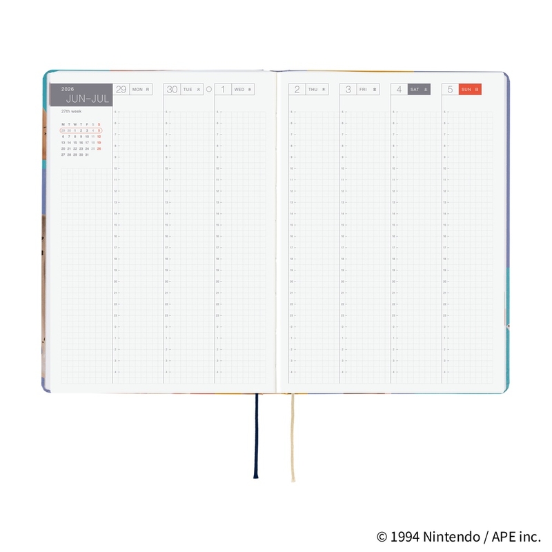 Hobonichi Hobonichi Hon A5 MOTHER: Clay Figurines Agenda 2026 Giornaliera