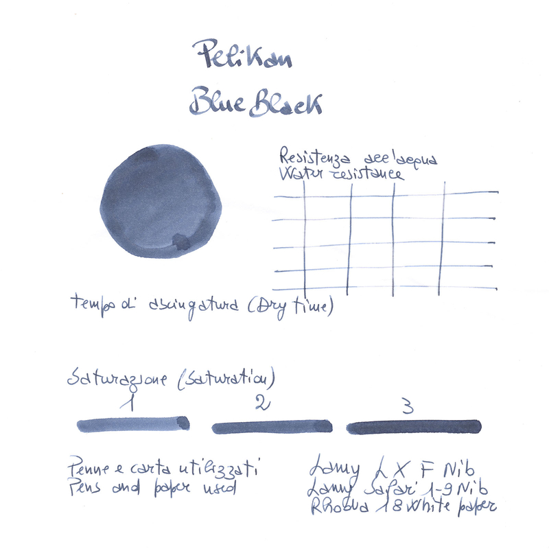 Pelikan 4001 Blu Nero 6 Cartucce