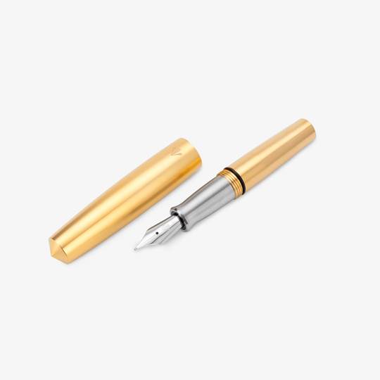 Gravitas Pocket Penna Stilografica Raw Brass
