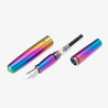Gravitas Gravitas Pocket Penna Stilografica Grade 5 Titanium Rainbow Skittle PVD