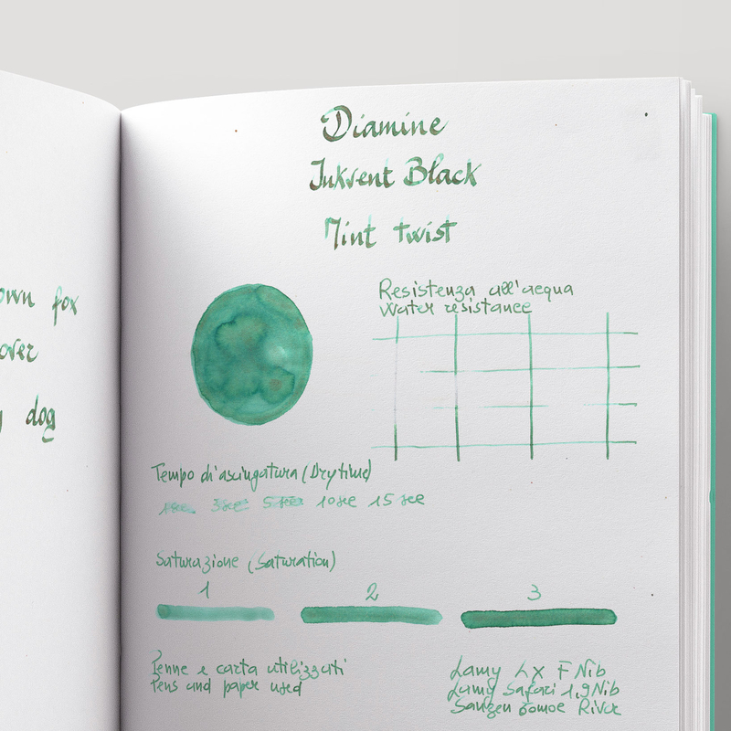Diamine Diamine Inkvent Mint Twist Inchiostro 50 ml Black Edition Chameleon