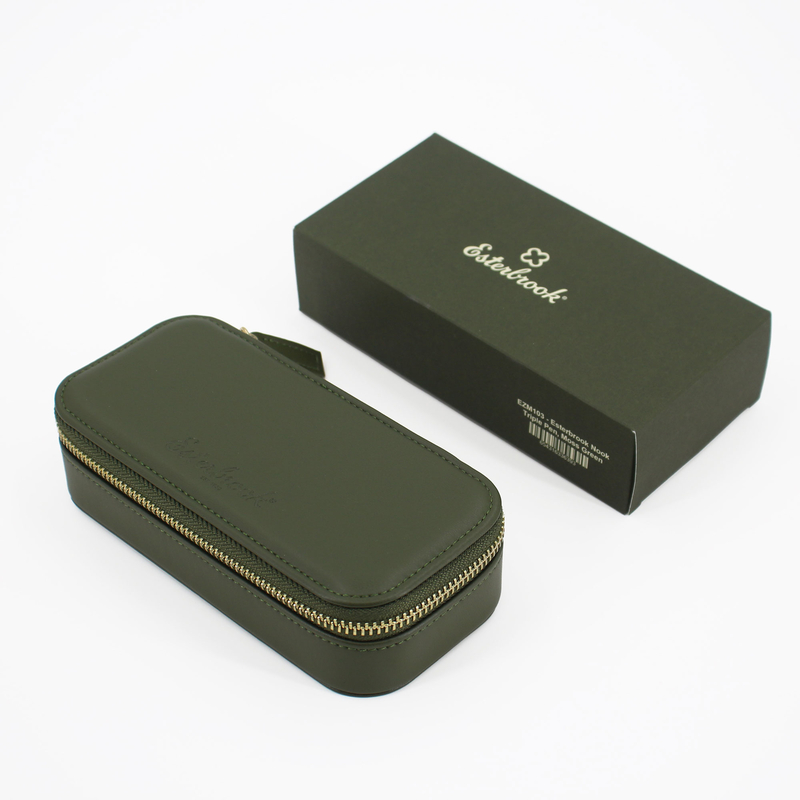 Esterbrook Esterbrook Triple Pen Nook Portapenne 3 Posti Moss Green