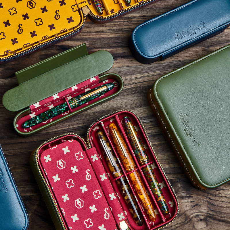 Esterbrook Esterbrook Double Pen Nook Portapenne 2 Posti Dandelion Blue