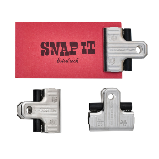Esterbrook Eclipse Set di 3 Clip Argento