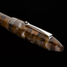 Leonardo Officina Italiana Leonardo Furore Penna Stilografica Acque Ambrate & Rodio 14k