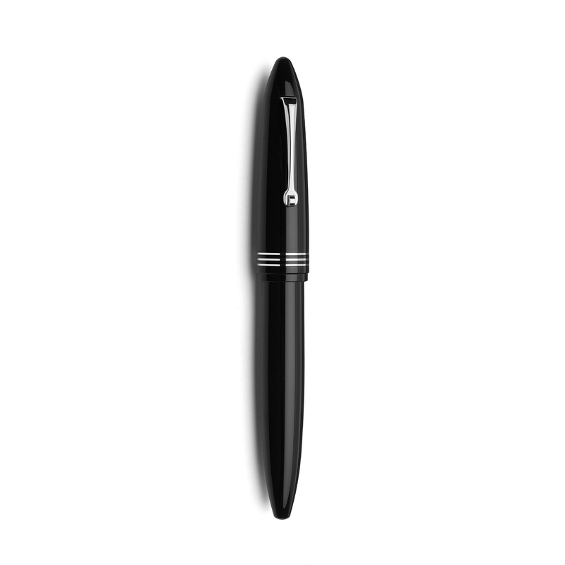 Leonardo Officina Italiana Leonardo Furore Fountain Pen Notte di Furore & Rhodium 14k