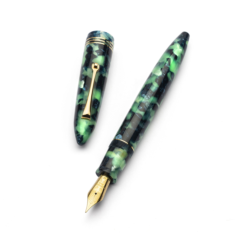 Leonardo Officina Italiana Leonardo Furore Penna Stilografica Fiordo di Furore & Oro