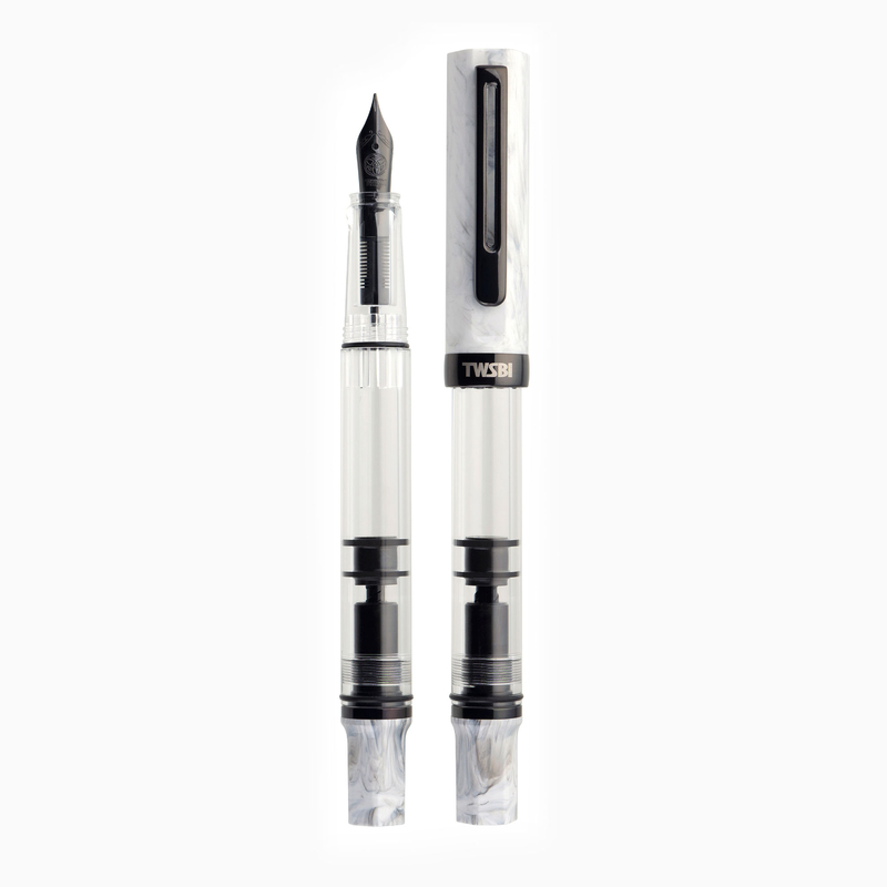TWSBI Twsbi Eco Penna Stilografica Carrara & Onyx
