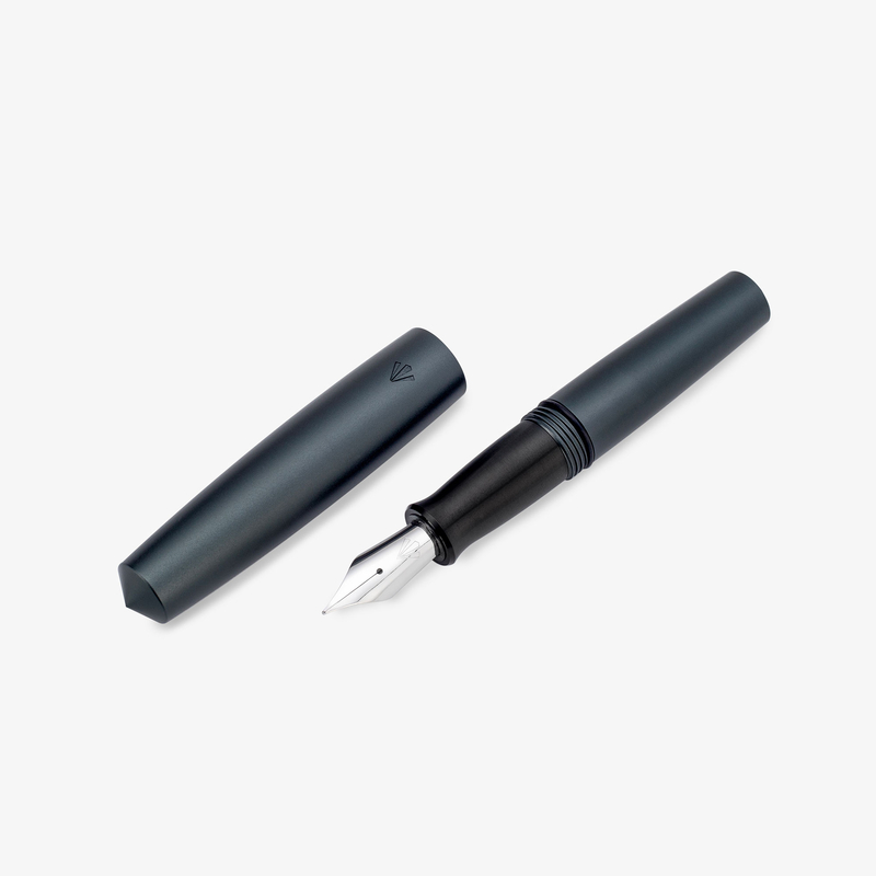 Gravitas Gravitas Pocket Aluminium Fountain Pen Olive Grey