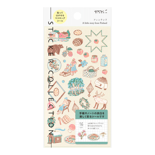 Midori Stickers Finnish Motifs