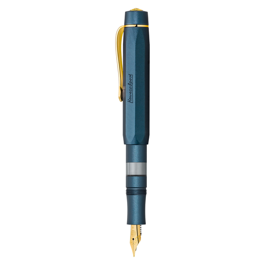Kaweco Sport Piston Filler Solo Penna Stilografica Navy & Oro