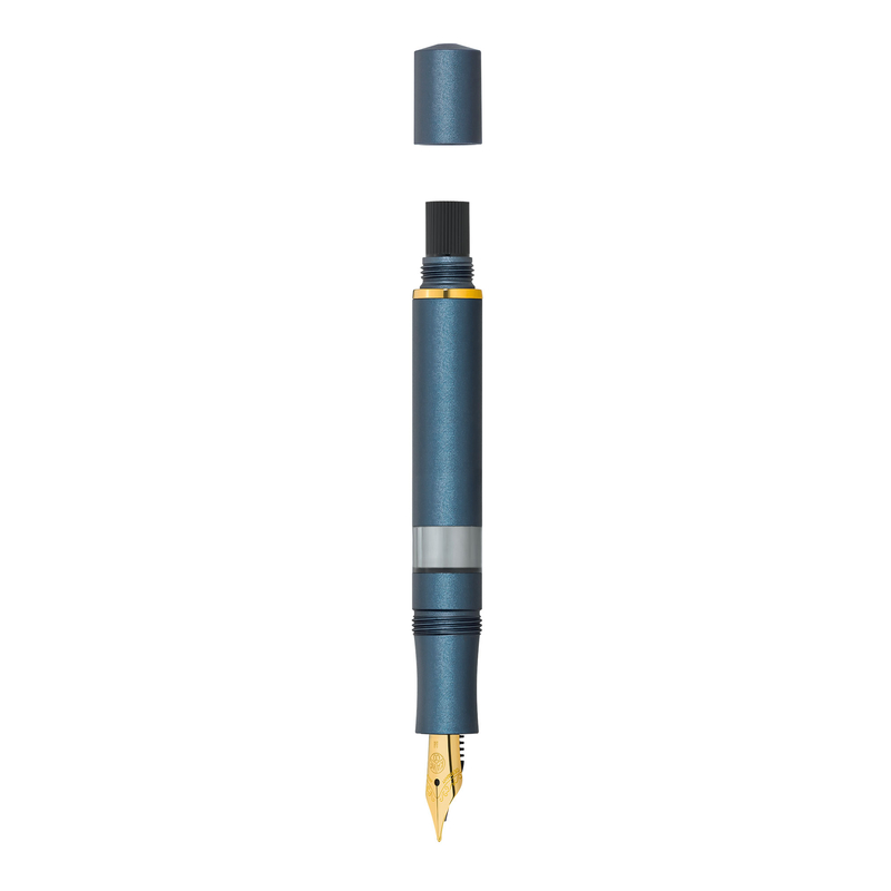 Kaweco Kaweco Sport Piston Filler Starter Set Fountain Pen & Ink Navy & Gold