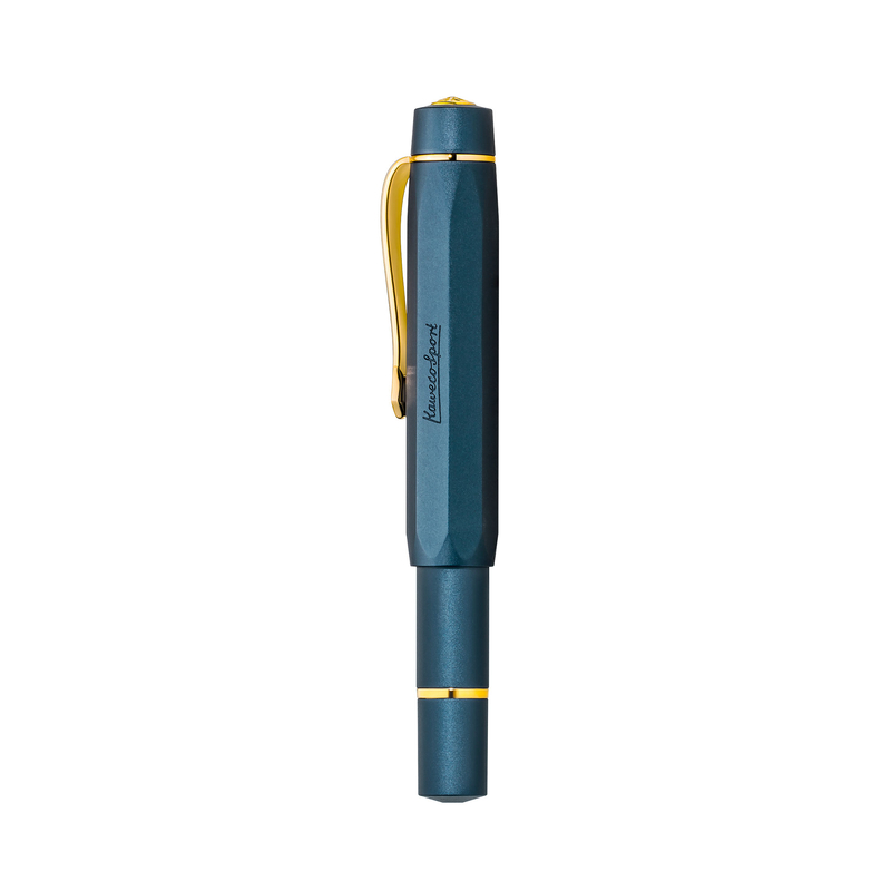 Kaweco Kaweco Sport Piston Filler Starter Set Penna Stilografica e Inchiostro Navy & Oro