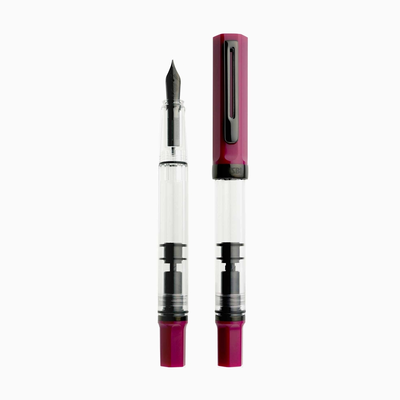 TWSBI Twsbi Eco Penna Stilografica Plum & Onyx