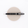 Pelikan M215 Fountain Pen Black & Silver Rings