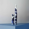 Leonardo Officina Italiana Leonardo Momento Magico Penna Stilografica Onda Blu & Rodio 14k
