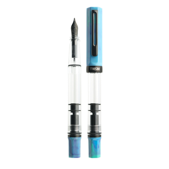 Twsbi Eco Penna Stilografica Cosmo Blue & Onyx