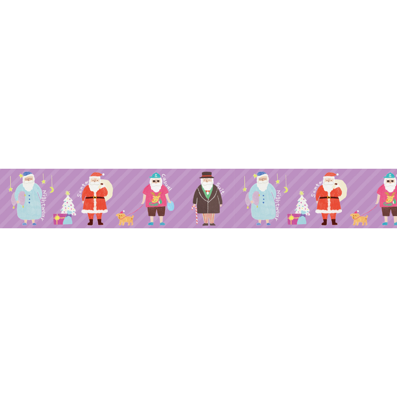 MT Masking Tape MT Christmas 2025 Washi Tape Dressed-up Santa