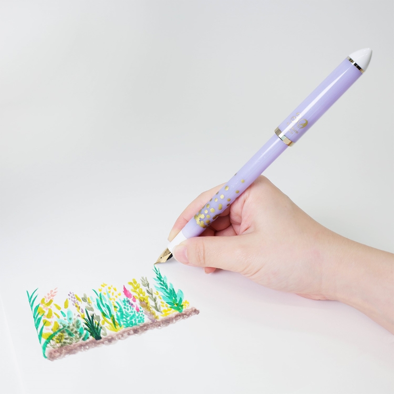 Sailor Sailor Fude De Mannen 30° Anniversario Penna Stilografica Confetti Purple