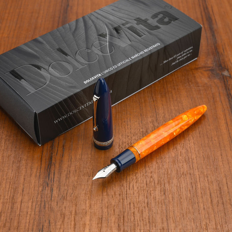 Dolcevita Leonardo x Dolcevita Furore Fountain Pen Parthenope & Rhodium
