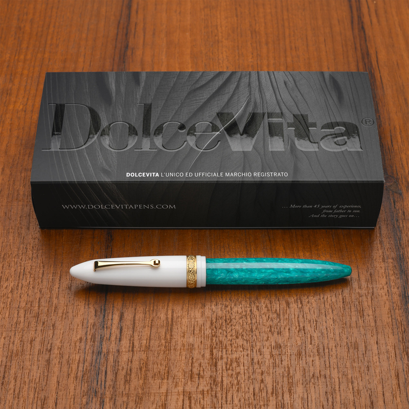 Dolcevita Leonardo x Dolcevita Furore Penna Stilografica Smeralda & Oro
