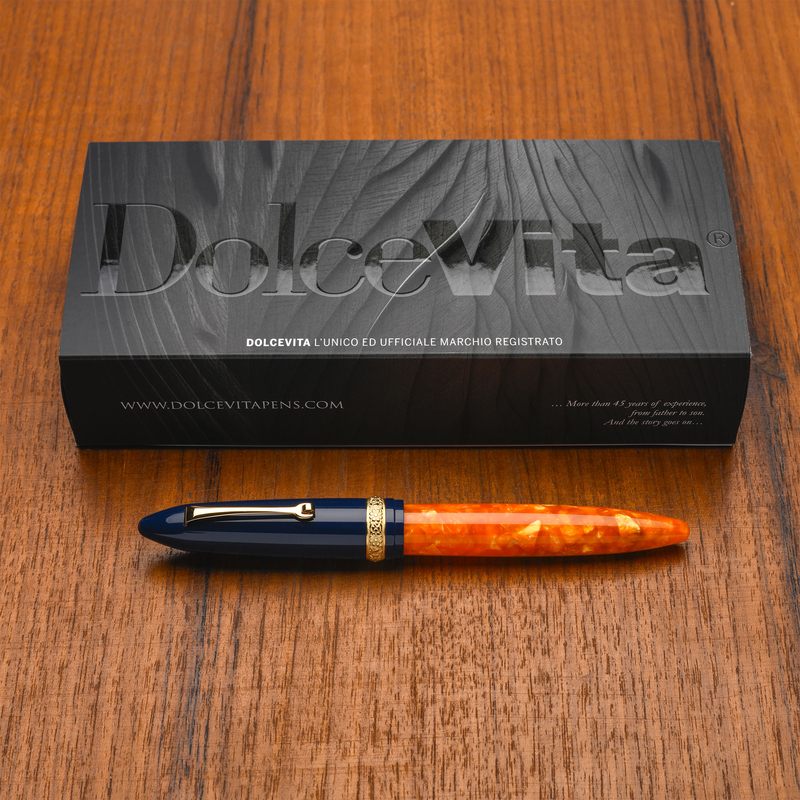 Dolcevita Leonardo x Dolcevita Furore Fountain Pen Parthenope & Gold