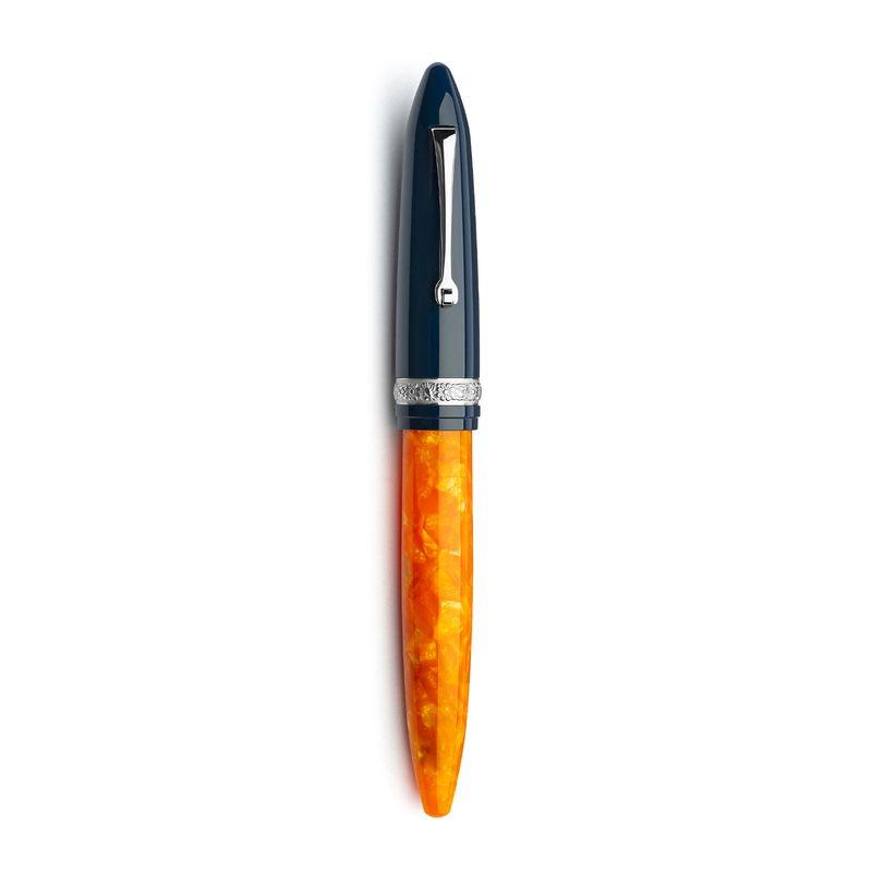 Dolcevita Leonardo x Dolcevita Furore Fountain Pen Parthenope & Rhodium