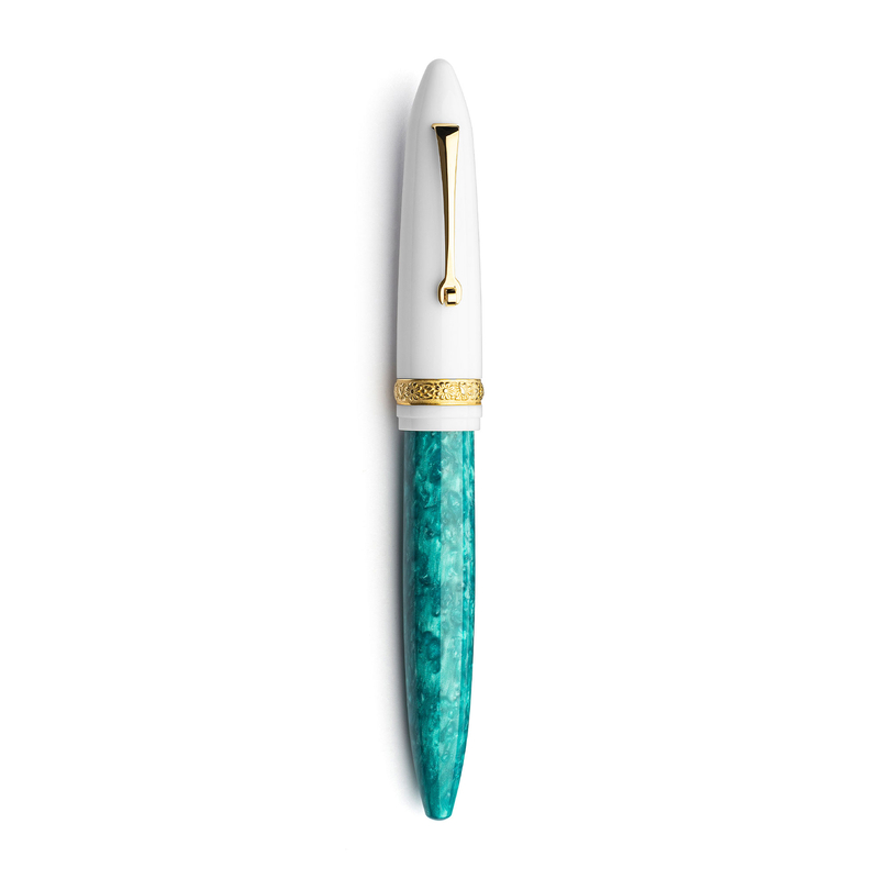 Dolcevita Leonardo x Dolcevita Furore Penna Stilografica Smeralda & Oro