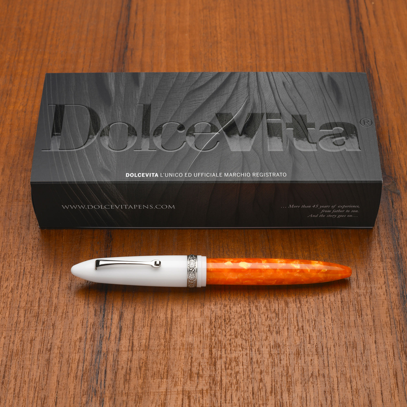 Dolcevita Leonardo x Dolcevita Furore Penna Stilografica Terra degli Aranci & Rodio