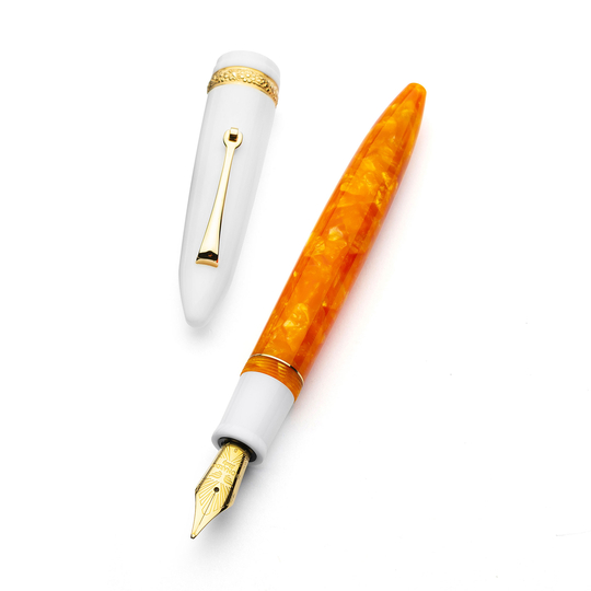 Leonardo x Dolcevita Furore Penna Stilografica Terra degli Aranci & Oro
