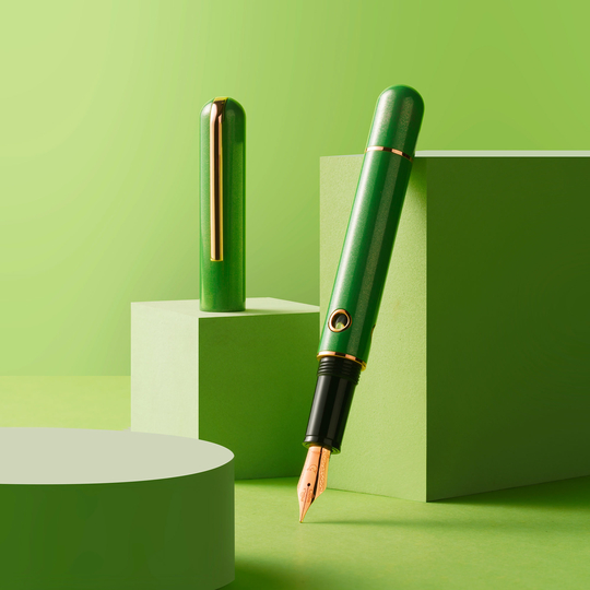 Nahvalur 365 Anniversary Roiro Penna Stilografica Jade Edizione Limitata