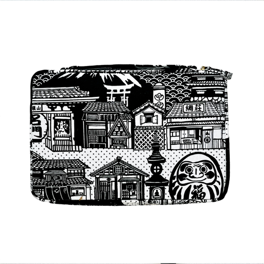 Kyoku Haku Portapenne 20 Posti Daruma Nero