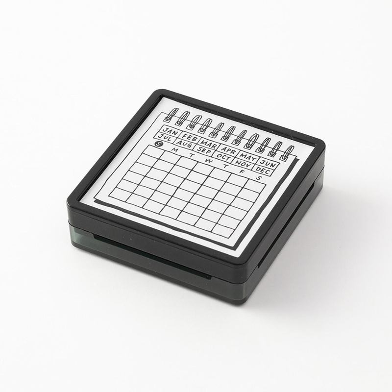 Midori Midori Timbro Preinchiostrato Calendario